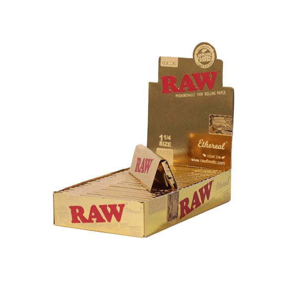 RAW | Ethereal Rolling 1 1/4 Rolling Paper | 24pcs