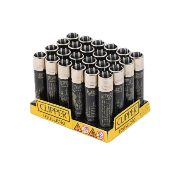 Clipper Lighter | Yantra Cloth Collection | 24pcs