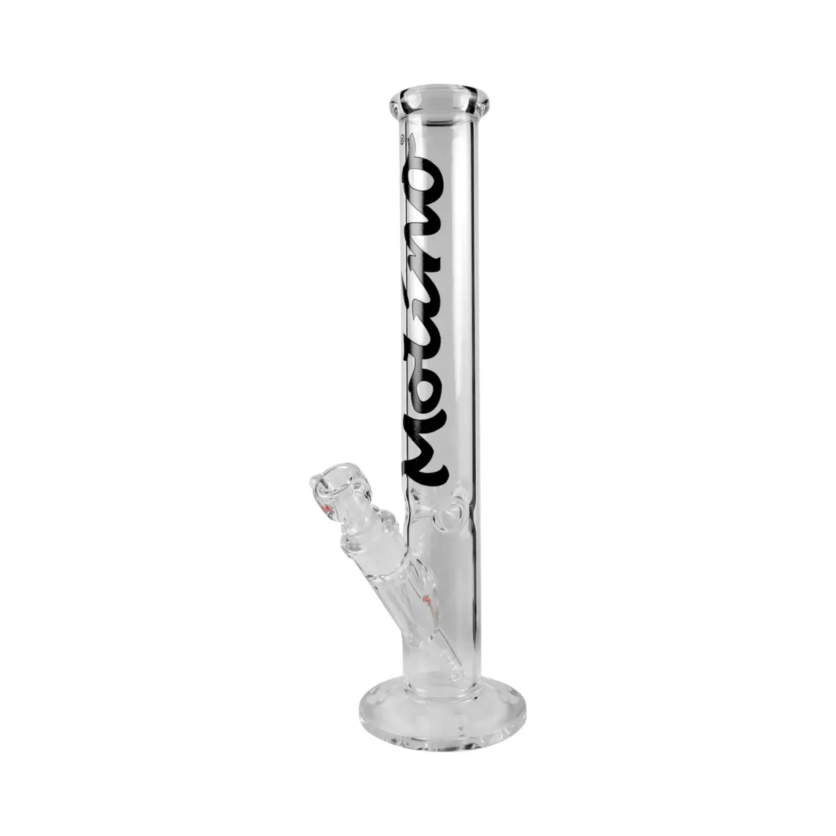 MolinoGlass | Black - Classic Cylinder Glass Bong | 5mm - Image 1