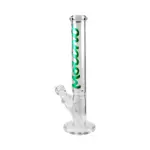 MolinoGlass | Green - Classic Cylinder Glass Bong | 5mm