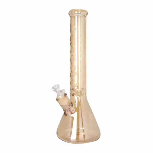 MolinoGlass | Golden - Medusa Beaker Glass Bong | 7mm