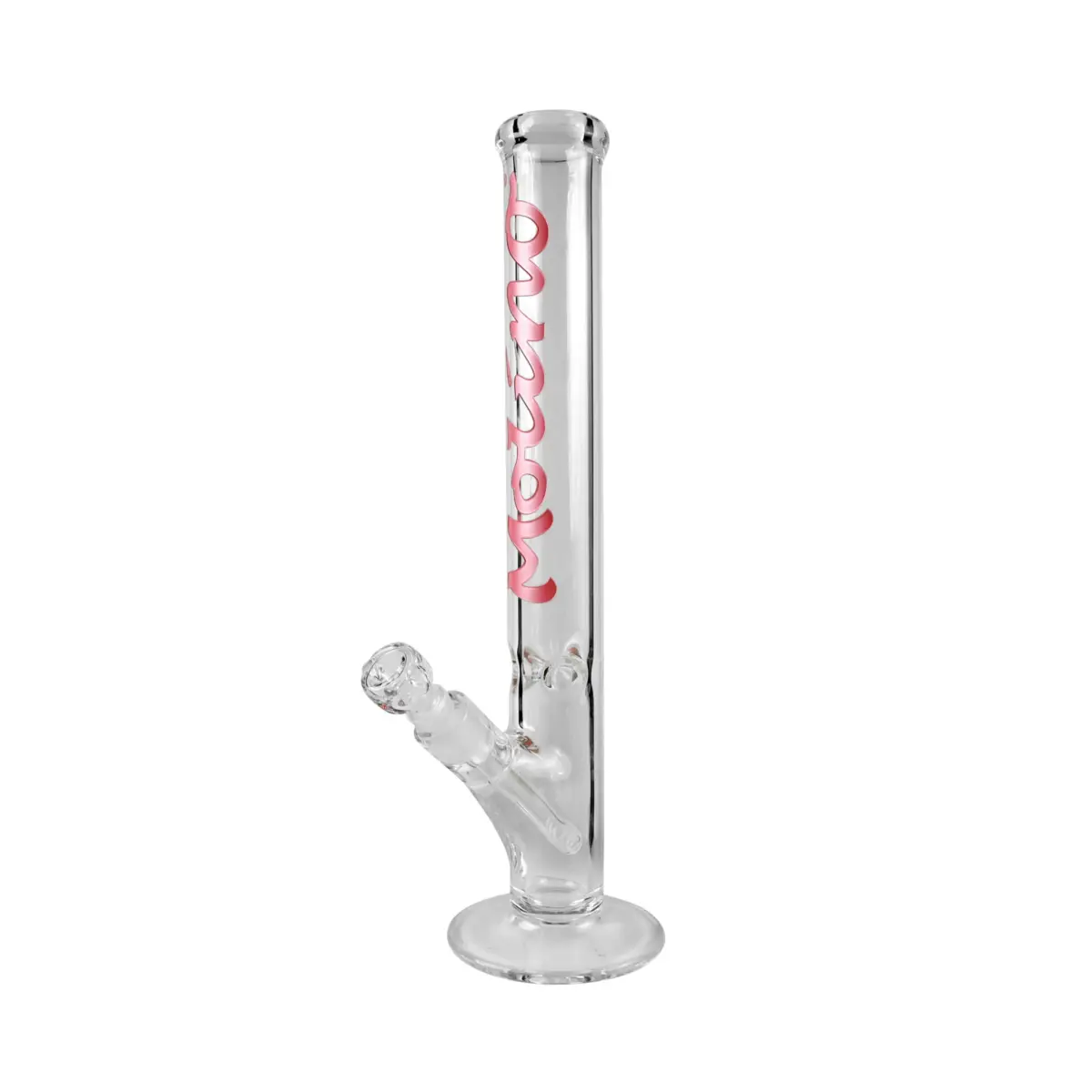MolinoGlass | Pink - Classic Cylinder Glass Bong | 7mm - Image 1