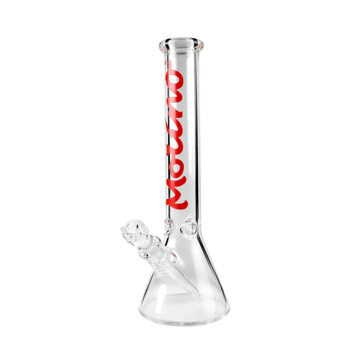MolinoGlass | Red - Classic Beaker Glass Bong | 7mm - Image 1