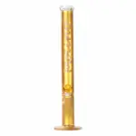 MolinoGlass | Gold Finger - Coated Cylinder Glass Bong | 7mm - Image 3