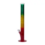 MolinoGlass | Rasta - Coated Cylinder Glass Bong | 7mm