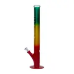 MolinoGlass | Rasta - Coated Cylinder Glass Bong | 7mm - Image 2