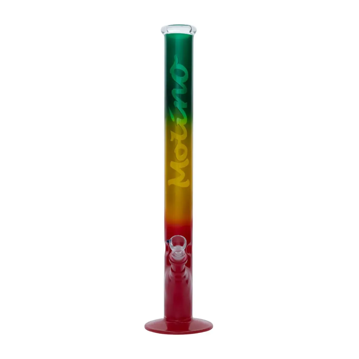 MolinoGlass | Rasta - Coated Cylinder Glass Bong | 7mm - Image 3