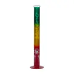 MolinoGlass | Rasta - Coated Cylinder Glass Bong | 7mm - Image 3