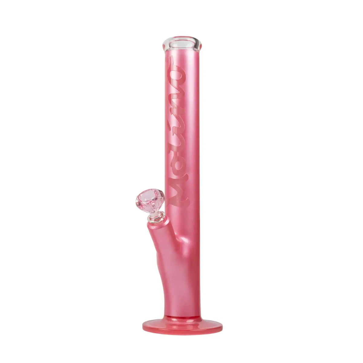 MolinoGlass | Pink Panther - Coated Cylinder Glass Bong | 7mm - Image 1