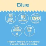 Bongchie | Blue - 1 1/4 Pre Rolled Cone | 50pcs - Image 3