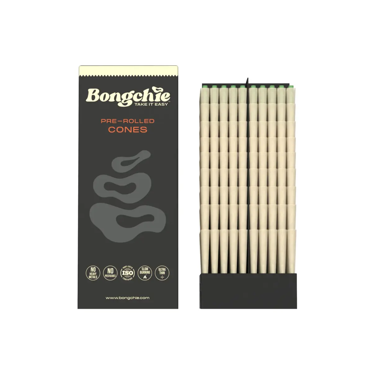 Bongchie | Hemp - 1 1/4 Pre Rolled Cone | 900pcs - Image 1