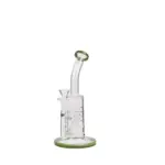 Green Stemless Percolator - Glass Bong