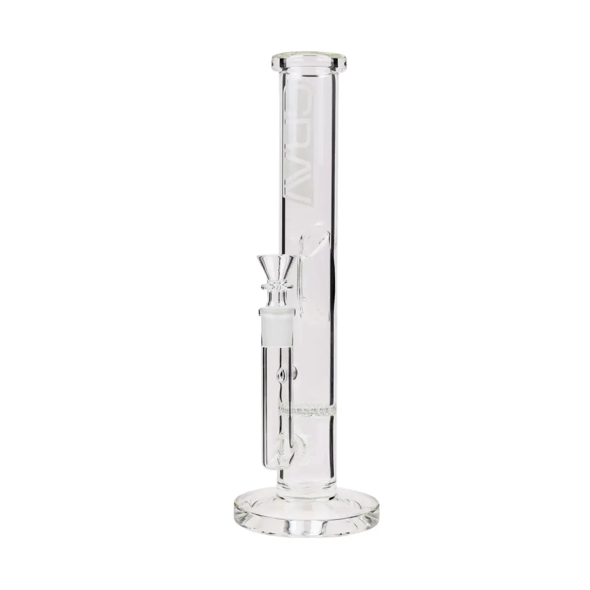 Grav | White - Stemless Percolator Glass Bong - Image 1