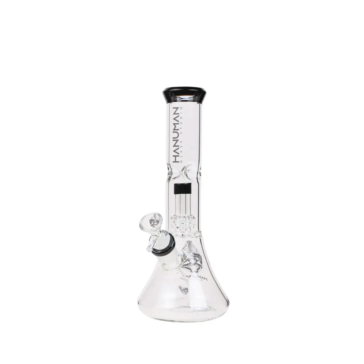 Hanuman | Black Percolator - Glass Bong - Image 1