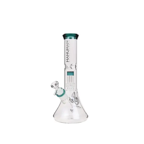 Hanuman | Green Percolator - Glass Bong