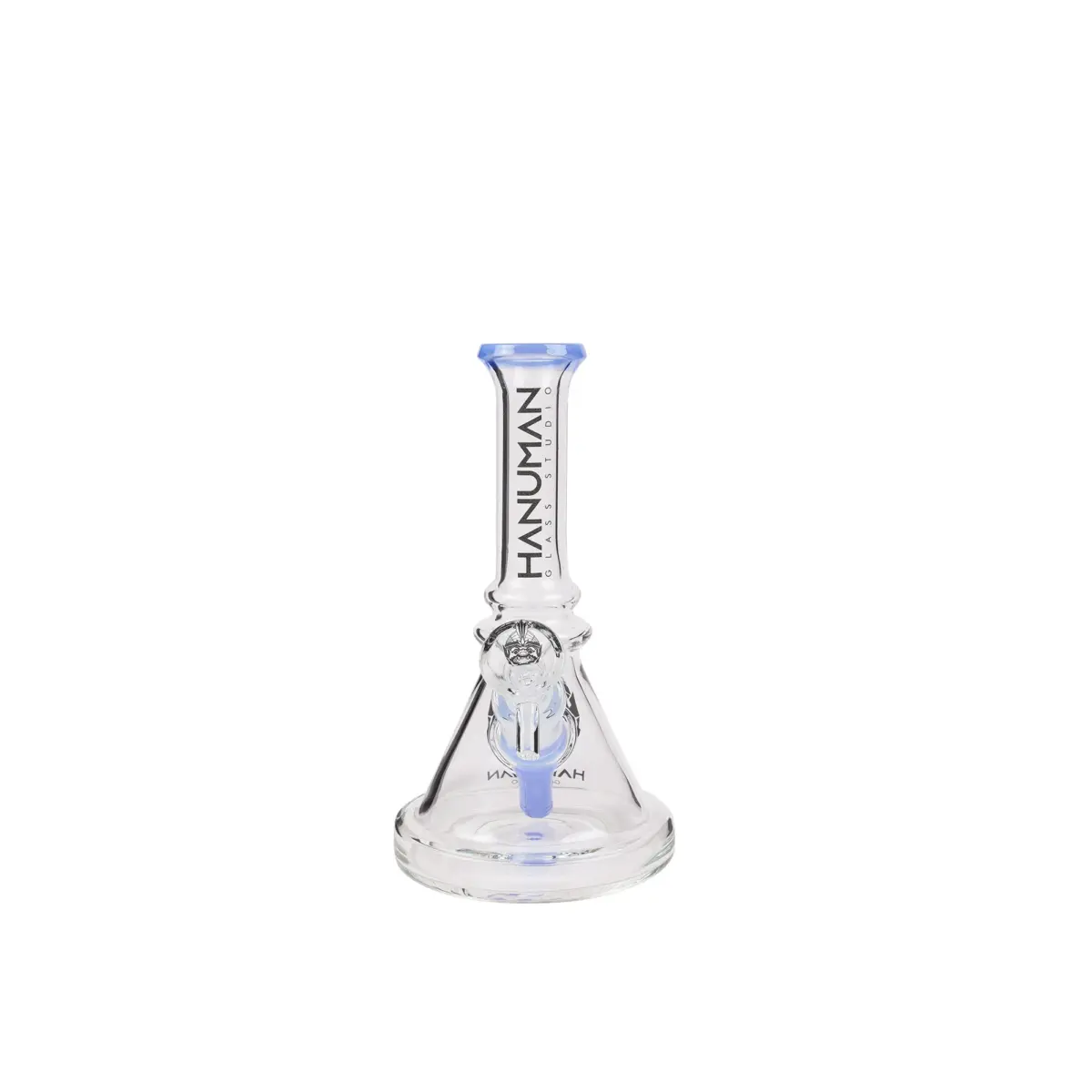Hanuman | Blue Mini Beaker - Glass Bong - Image 3