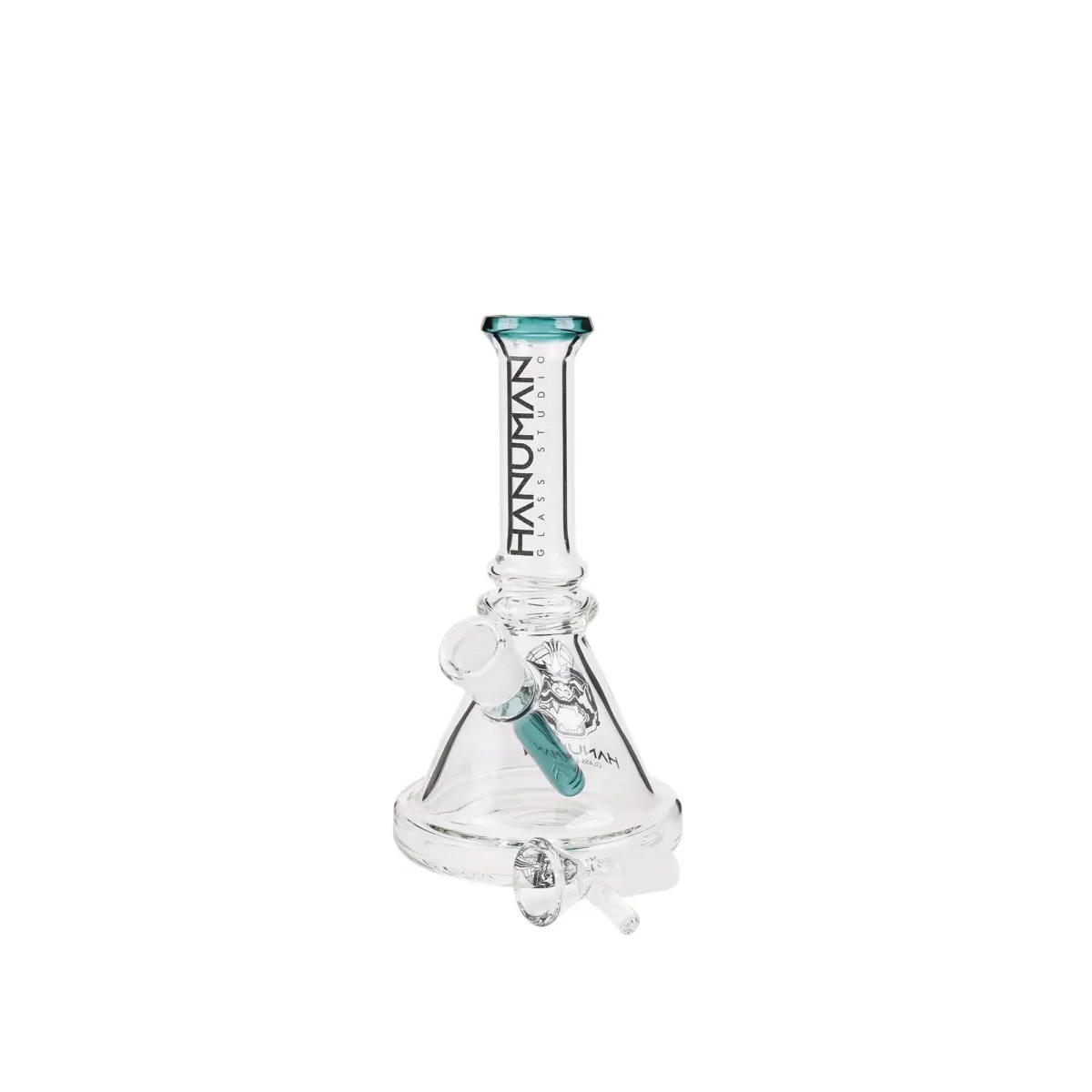 Hanuman | Green Mini Beaker - Glass Bong - Image 2