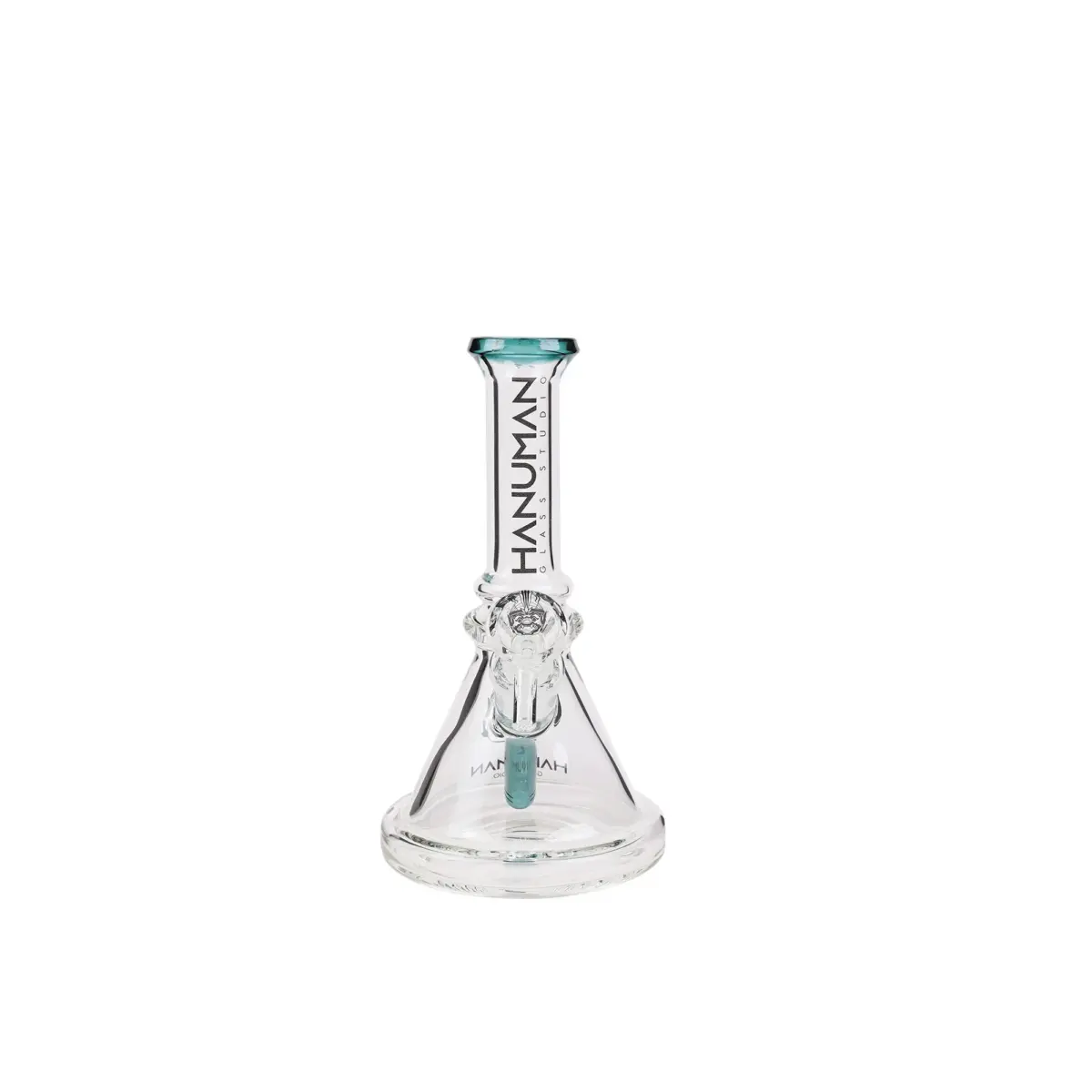 Hanuman | Green Mini Beaker - Glass Bong - Image 3