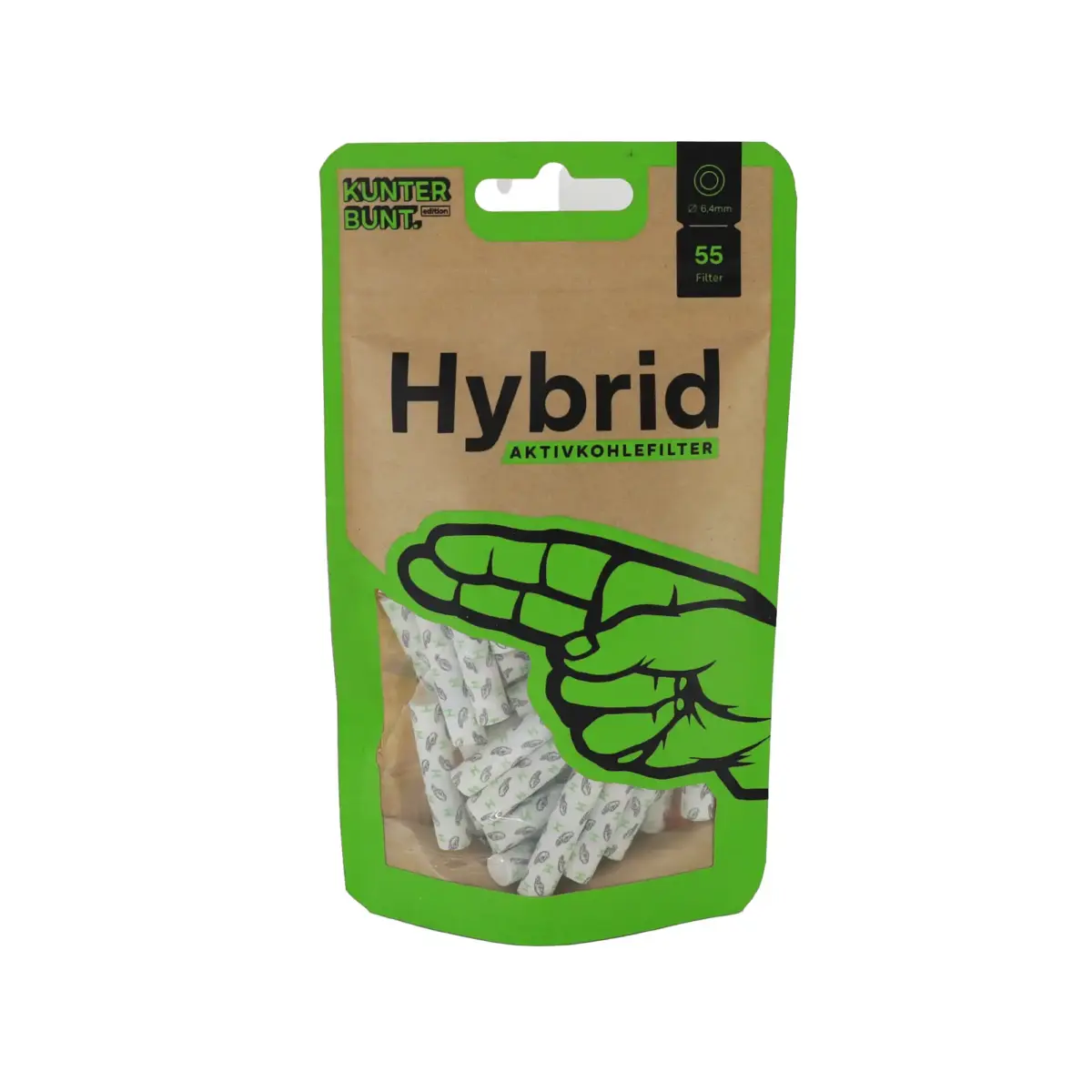 Hybrid | 6mm - Supreme Active Carbon Filter - Original | 55pcs - Image 1