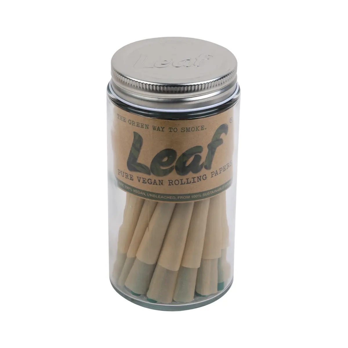 Leaf | Unbleached - KS Pre Rolled Cone | 50pcs - Image 1
