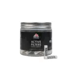 Gizeh | 6mm - Active Carbon Filter - Black | 100pcs
