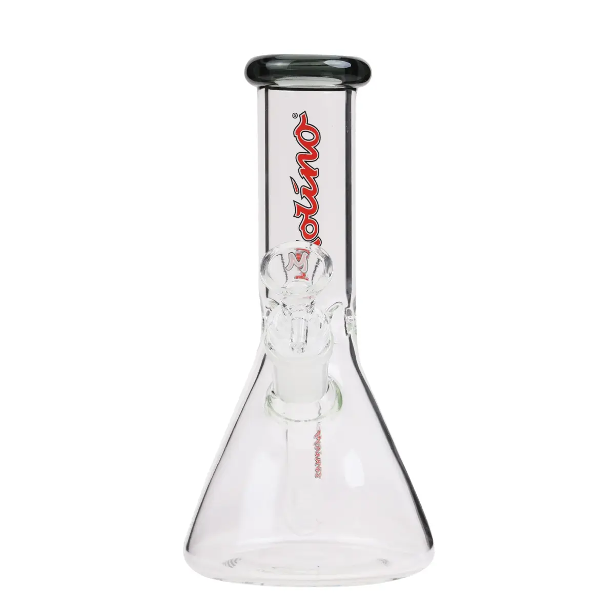 MolinoGlass | Tiny Gray - Beaker Glass Bong - Image 3