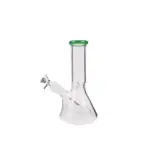 MolinoGlass | Tiny Jade Green - Beaker Glass Bong - Image 2