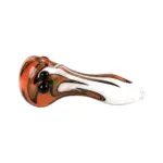 MolinoGlass | Orange White - Glass Pipe - Image 3