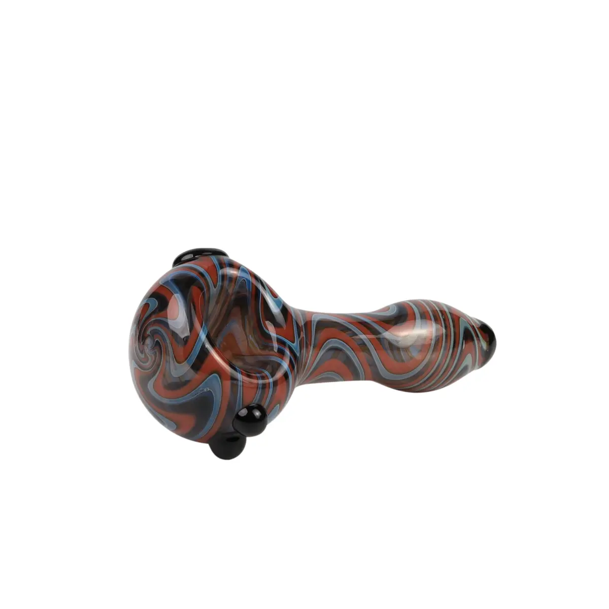 MolinoGlass | Red Blue Hurricane - Glass Pipe - Image 1