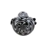 MolinoGlass | Black White Hurricane - Glass Pipe - Image 2