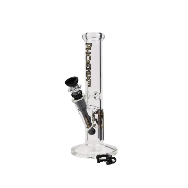 Phoenix | Black Cylinder - Glass Bong
