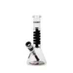 Phoenix | Black Twist Beaker - Glass Bong