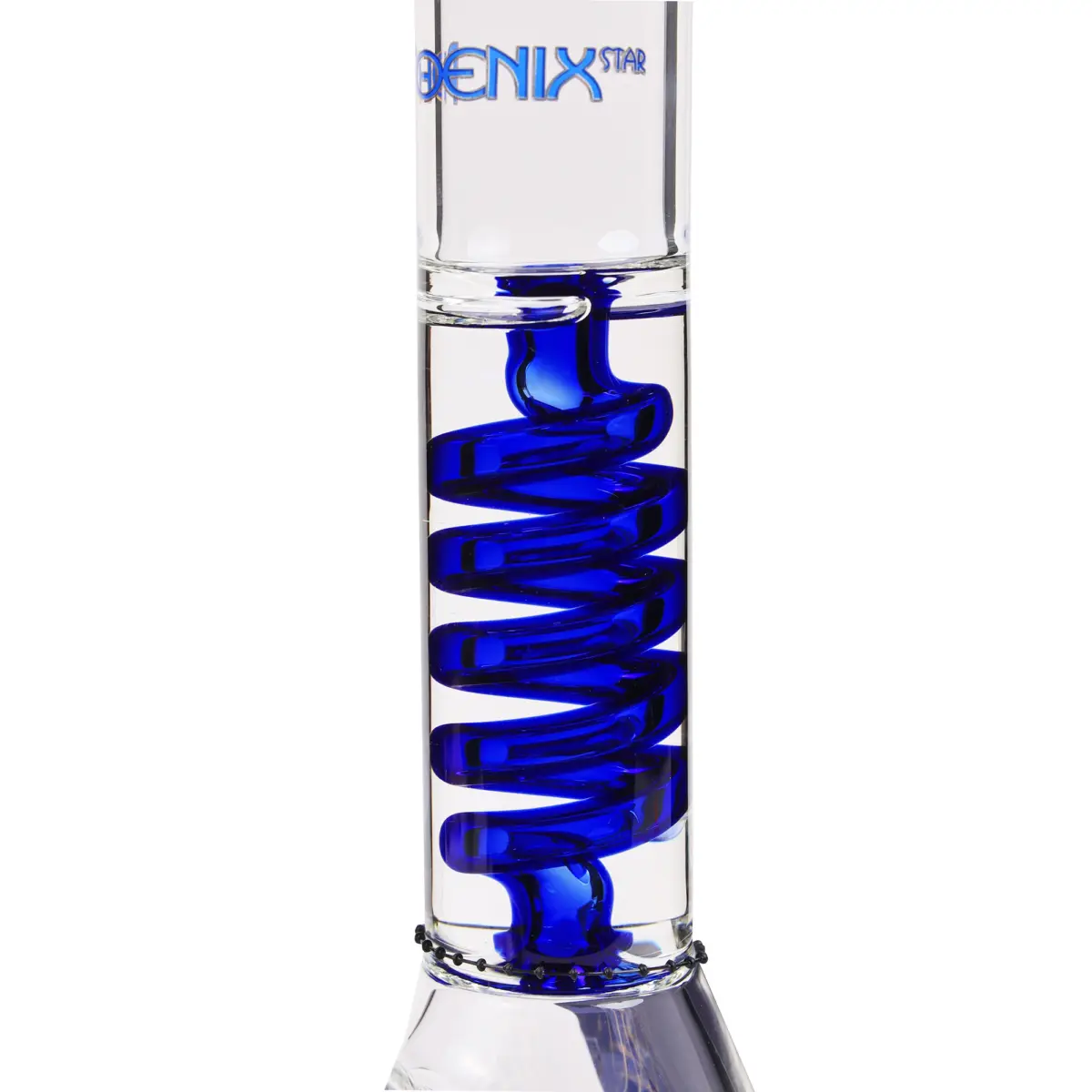 Phoenix | Blue Twist Beaker - Glass Bong - Image 4