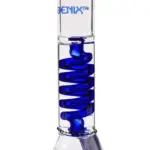Phoenix | Blue Twist Beaker - Glass Bong - Image 4