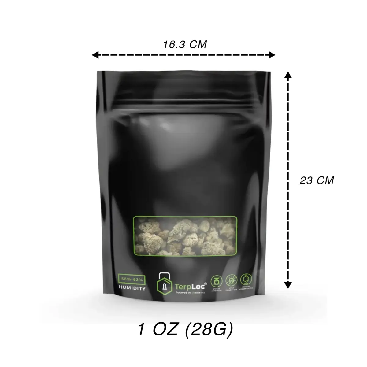 Grovebag | Window - Terploc Bag | 1oz - Image 1