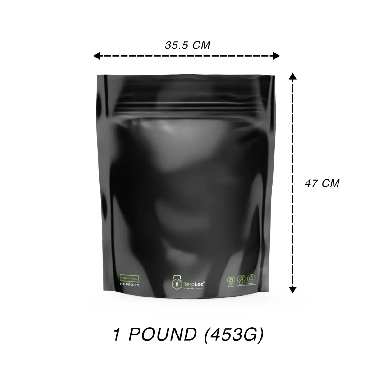 Grovebag | Opaque - Terploc Bag | 1lb - Image 1