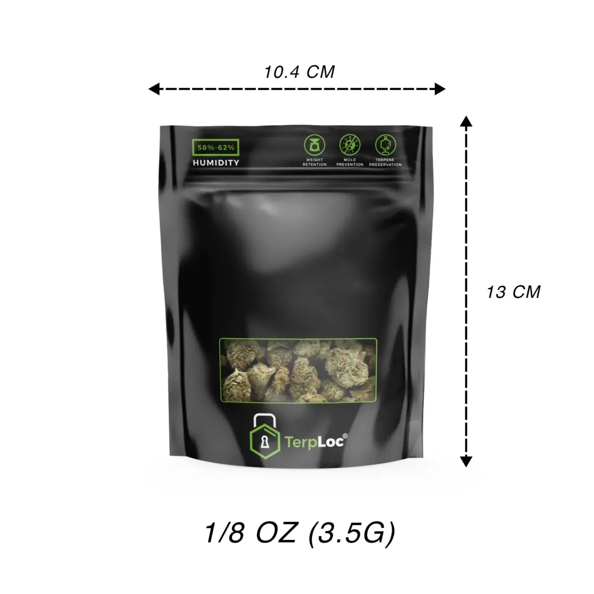 Grovebag | Window - Terploc Bag | 1/8oz - Image 1