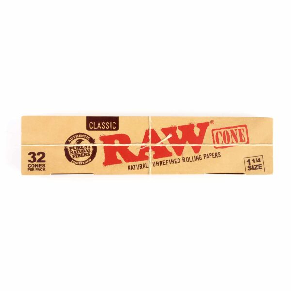 RAW | Classic - 1 1/4 Pre Rolled Cone | 32pcs