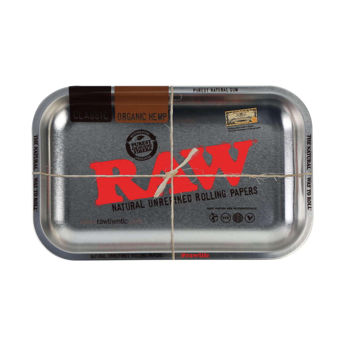 RAW | Silver - Rolling Tray | Small - Image 1