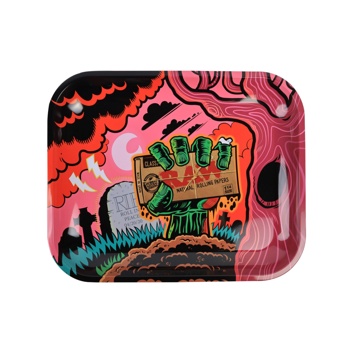RAW | Zombie - Rolling Tray | Large - Image 1