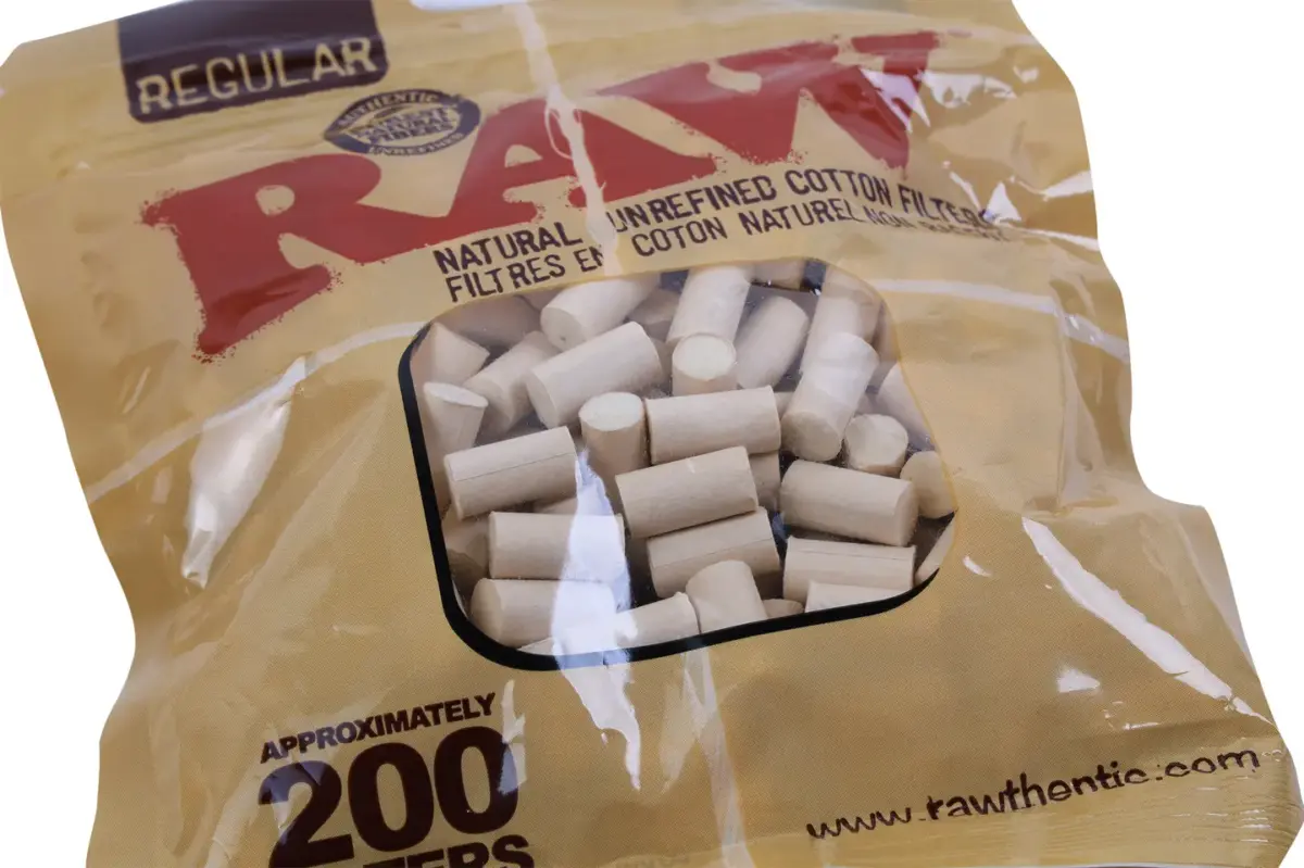 RAW | 8mm Cotton - Pre Rolled Tip | 200pcs - Image 2