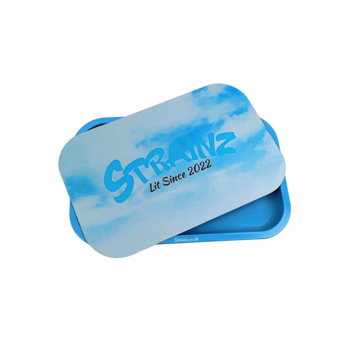 Strainz | Classic Blue w/ Lid - Rolling Tray | Small - Image 2