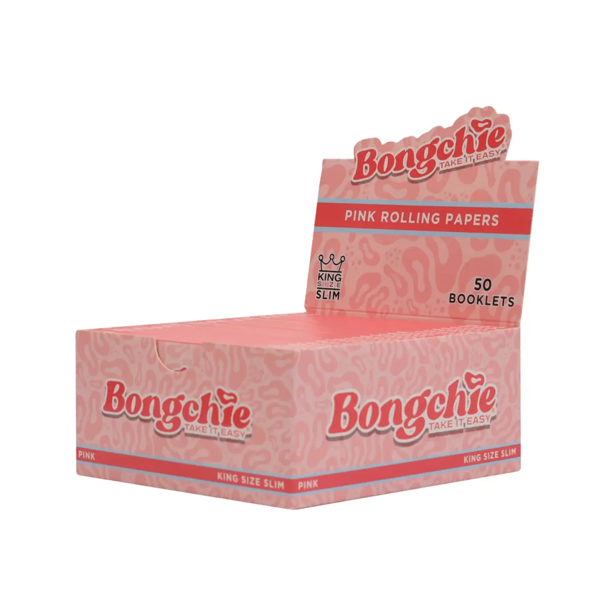 Bongchie | Pink - KSS Rolling Paper | 50pcs - Image 4