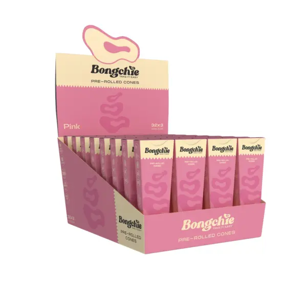 Bongchie | Pink - KS Pre Rolled Cone | 32pcs
