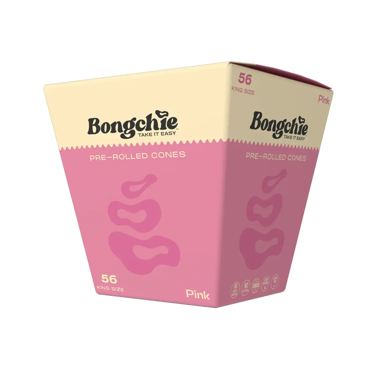 Bongchie | Pink - KS Pre Rolled Cone | 56pcs - Image 1