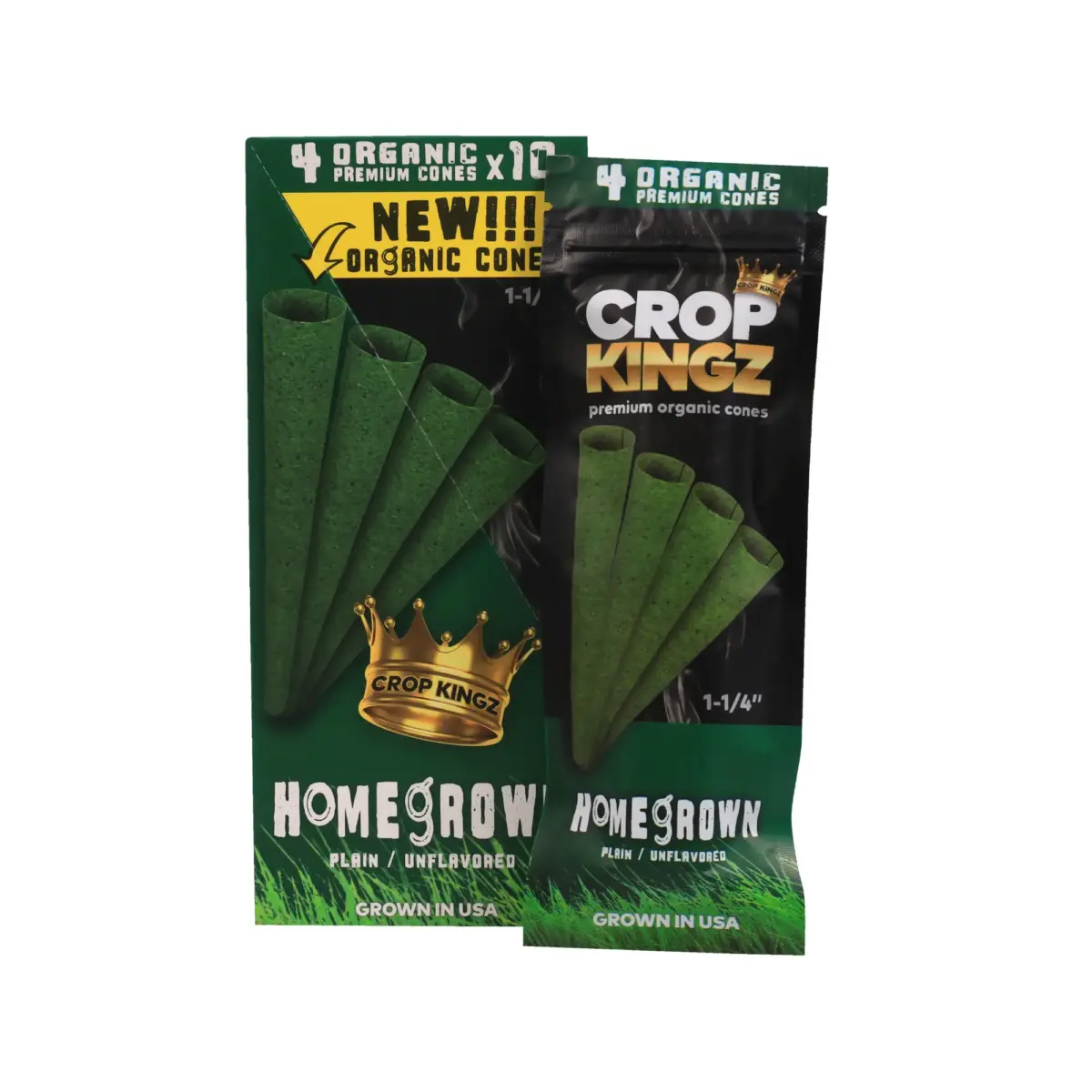 Crop Kingz | Home Grown - 1 1/4 Hemp Blunt | 10pcs - Image 2