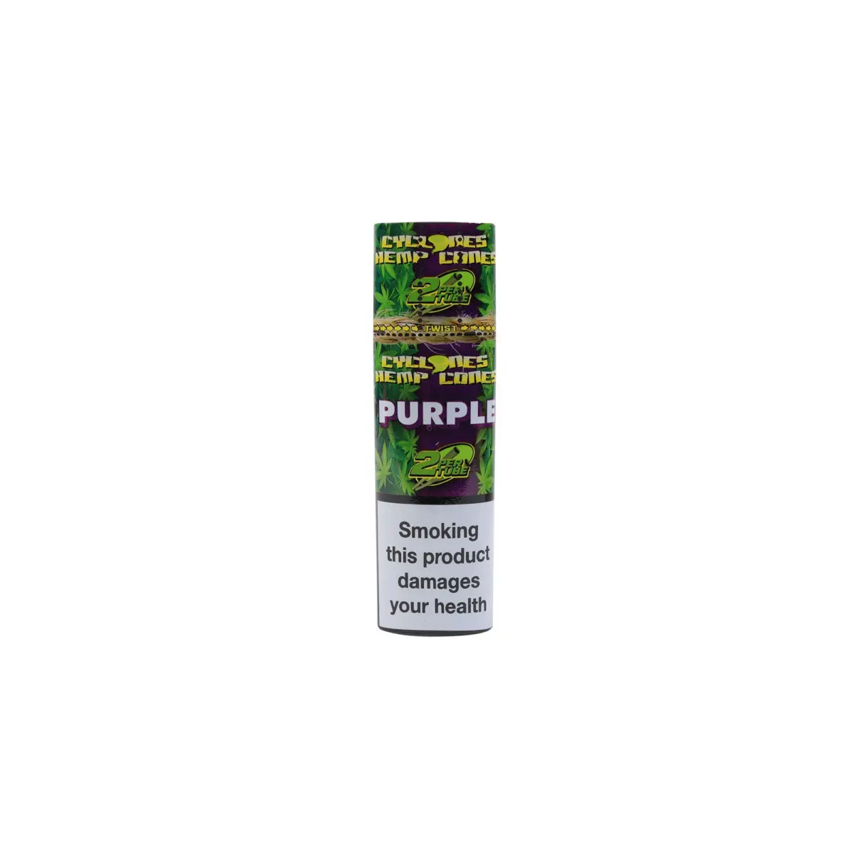 Cyclones | Purple - 2 Hemp Cones | 12pcs - Image 2