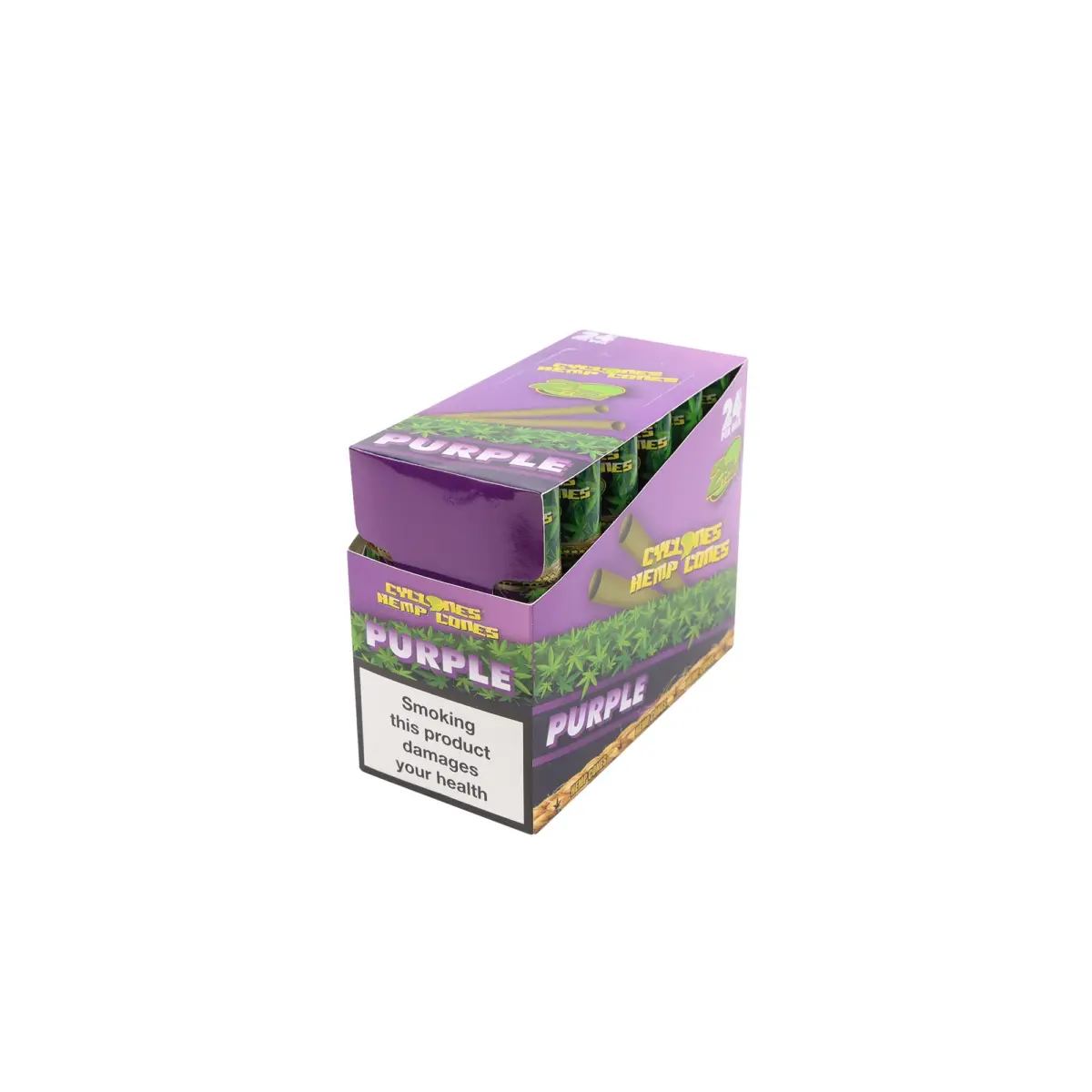 Cyclones | Purple - 2 Hemp Cones | 12pcs - Image 4