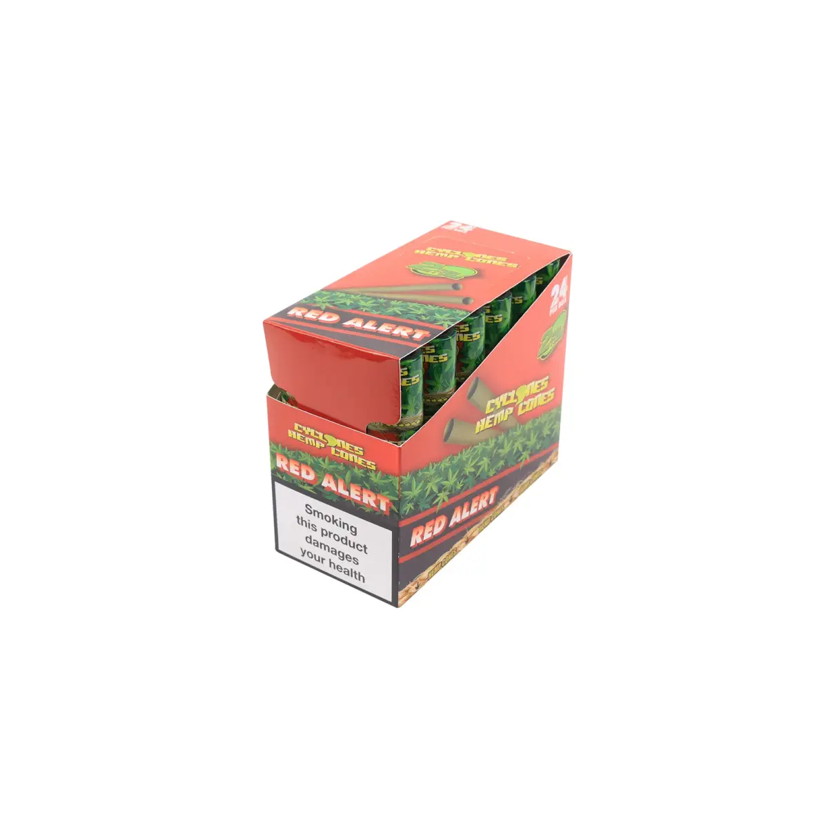 Cyclones | Red - 2 Hemp Cones | 12pcs - Image 3
