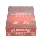 Elements | Red Hemp - 1 1/4 Rolling Paper | 25pcs - Image 3